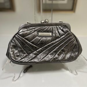 Isabella Fiore platinum clutch